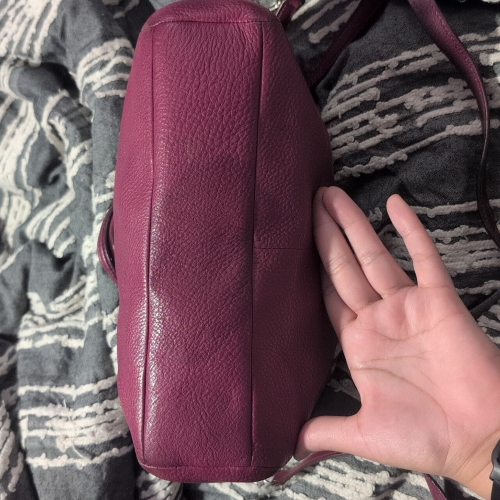 Coach Pebble Leather Small Kelsey Satchel USED - Picture 5 of 9